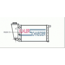 2101001 KUHLER SCHNEIDER Радиатор, охлаждение двигател