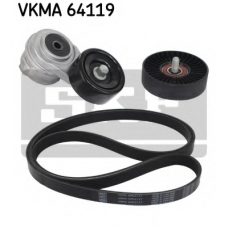 VKMA 64119 SKF Поликлиновой ременный комплект