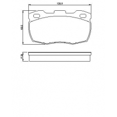 0 986 424 286 BOSCH Комплект тормозных колодок, дисковый тормоз