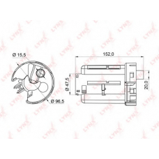 LF365M LYNX Фильтр топливный
