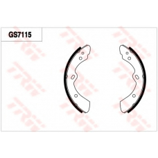 GS7115 TRW Комплект тормозных колодок