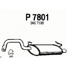 P7801 FENNO Глушитель выхлопных газов конечный