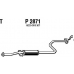 P2871 FENNO Средний глушитель выхлопных газов