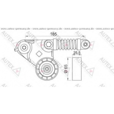 654095 AUTEX Натяжитель ремня, клиновой зубча