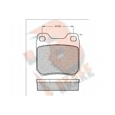 RB1299 R BRAKE Комплект тормозных колодок, дисковый тормоз