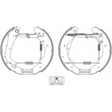 8DB 355 004-171 HELLA PAGID Комплект тормозных колодок