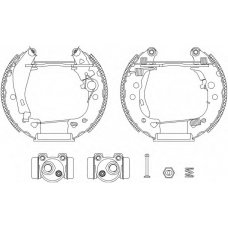 8DB 355 003-611 HELLA PAGID Комплект тормозных колодок