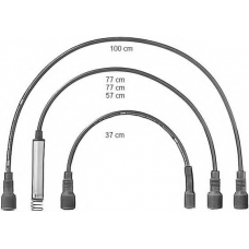 ZEF584 BERU Комплект проводов зажигания