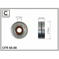 66-98 CAFFARO Натяжной ролик, поликлиновой  ремень