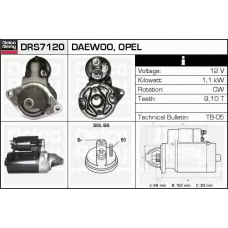 DRS7120N DELCO REMY Стартер