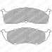 LP1531 DELPHI Комплект тормозных колодок, дисковый тормоз