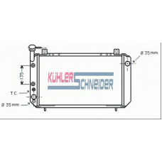 1612101 KUHLER SCHNEIDER Радиатор, охлаждение двигател