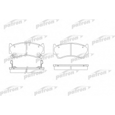PBP1091 PATRON Комплект тормозных колодок, дисковый тормоз