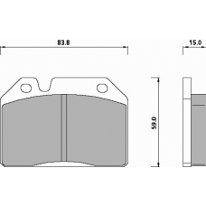 465285 ROULUNDS Disc-brake pad, front