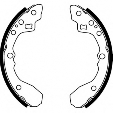 8DB 355 001-781 HELLA PAGID Комплект тормозных колодок