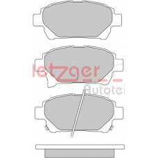 1170305 METZGER Комплект тормозных колодок, дисковый тормоз