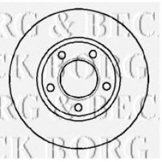 BBD4760 BORG & BECK Тормозной диск