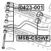 MSB-CS5WF FEBEST Опора, стабилизатор