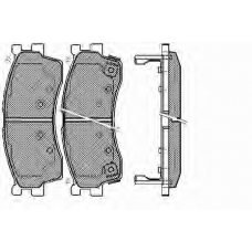 32915 SPIDAN Комплект тормозных колодок, дисковый тормоз