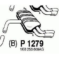 P1279 FENNO Глушитель выхлопных газов конечный