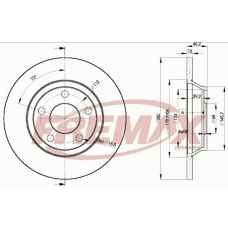 BD-4064 FREMAX Тормозной диск