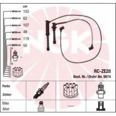 9874 NGK Комплект проводов зажигания