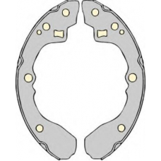 M651 MGA Комплект тормозных колодок