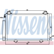 94590 NISSENS Конденсатор, кондиционер