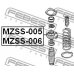 MZSS-006 FEBEST Подвеска, амортизатор