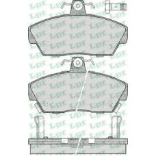 05P429 LPR Комплект тормозных колодок, дисковый тормоз