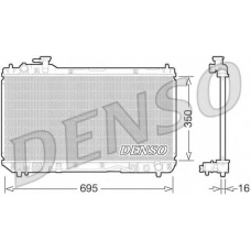 DRM50061 DENSO Радиатор, охлаждение двигателя