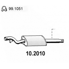 10.2010 ASSO Предглушитель выхлопных газов