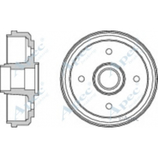 DRM9186 APEC Тормозной барабан