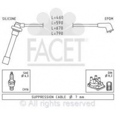 4.9402 FACET Ккомплект проводов зажигания