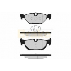 PA1664 BRAKE ENGINEERING Комплект тормозных колодок, дисковый тормоз