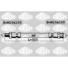 6600017 SASIC Тормозной шланг