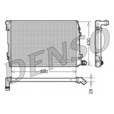 DRM32037 DENSO Радиатор, охлаждение двигателя