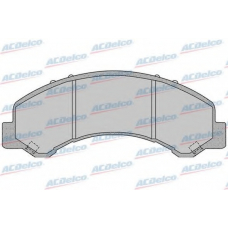 AC0581064D AC Delco Комплект тормозных колодок, дисковый тормоз