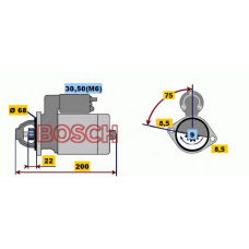 0 001 107 408 BOSCH Стартер