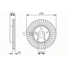 0 986 479 957 BOSCH Тормозной диск