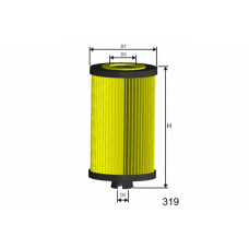 L007 MISFAT Масляный фильтр