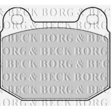 BBP2194 BORG & BECK Комплект тормозных колодок, дисковый тормоз