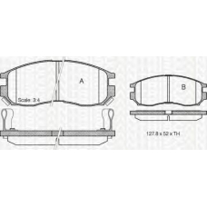 8110 42010 TRIDON Brake pads - front