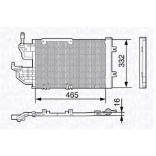 350203648000 MAGNETI MARELLI Конденсатор, кондиционер