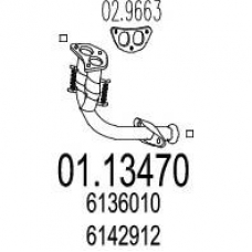 01.13470 MTS Труба выхлопного газа