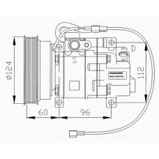 M550-13 ASHUKI Компрессор, кондиционер