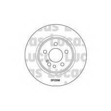DF2596 TRW Тормозной диск