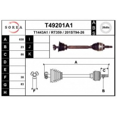 T49201A1 EAI Приводной вал