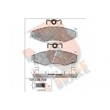 RB1238-700 R BRAKE Комплект тормозных колодок, дисковый тормоз