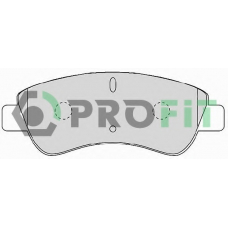 5000-1399 PROFIT Комплект тормозных колодок, дисковый тормоз